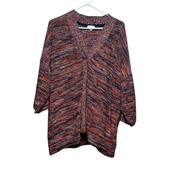 J. Jill Sweaters - Pure Jill J. Jill Women's Size L Multi-Color Campari Space Dyed Pullover Sweater